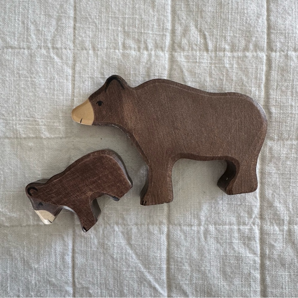 Holztiger Brown Bear and Cub